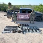 Aseguran armas largas y municiones durante operativo en Nuevo León