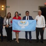 Marcelo Olán recibe la primera Bandera de la Paz en Tamaulipas durante foro por la construcción de la paz