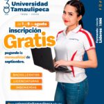 Universidad Tamaulipeca anuncia inscripción gratuita y colegiaturas congeladas para nuevo ingreso