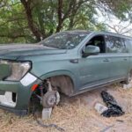 Guardia Estatal asegura vehículo robado en Díaz Ordaz