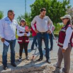 Supervisan obras de alcantarillado sanitario en Reynosa