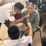 Giovanni Alexis cumple su sueño de ser médico militar por un día en Reynosa