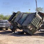 Destruye FGR vehículos con blindaje artesanal en Tamaulipas
